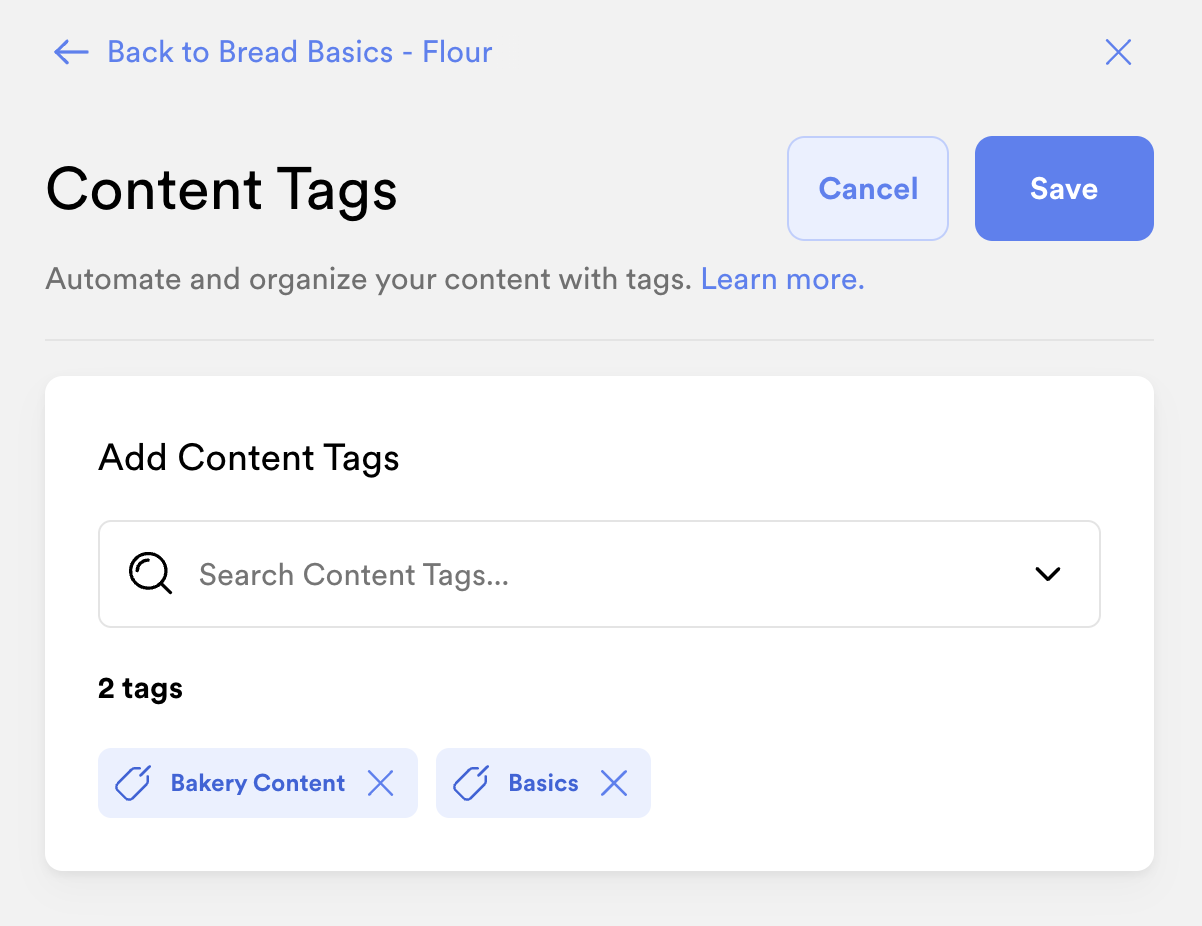 Use Content Tags To Organize Your Media